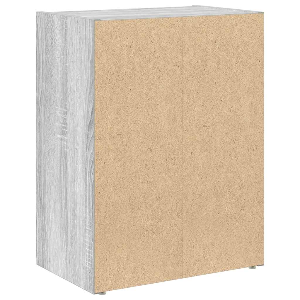 Bibliothèque sonoma gris 40x24x52 cm bois d'ingénierie - XIOS