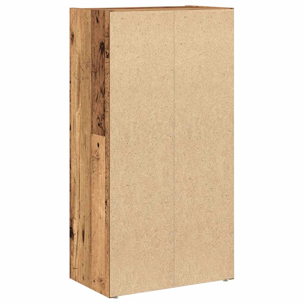 Bibliothèque vieux bois 40x24x77 cm bois d'ingénierie - XIOS