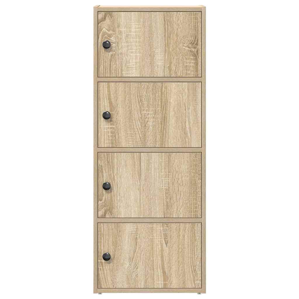 Bibliothèque chêne sonoma 40x24x102 cm bois d'ingénierie - XIOS