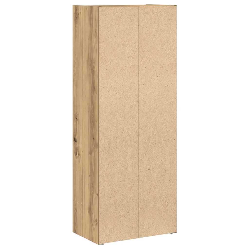 Bibliothèque chêne artisanal 40x24x102 cm bois d'ingénierie - XIOS