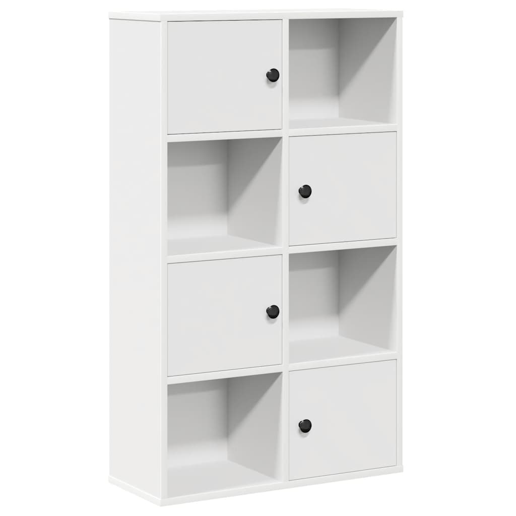 Bibliothèque blanc 60x24x101,5 cm bois d'ingénierie - XIOS