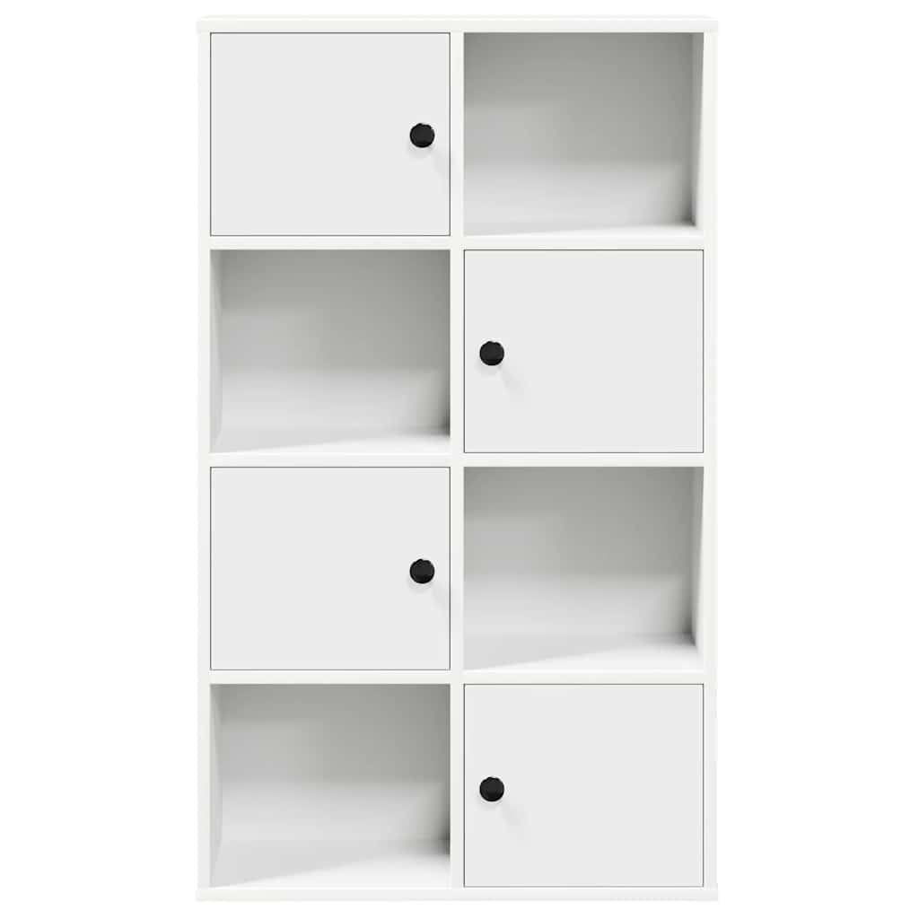 Bibliothèque blanc 60x24x101,5 cm bois d'ingénierie - XIOS