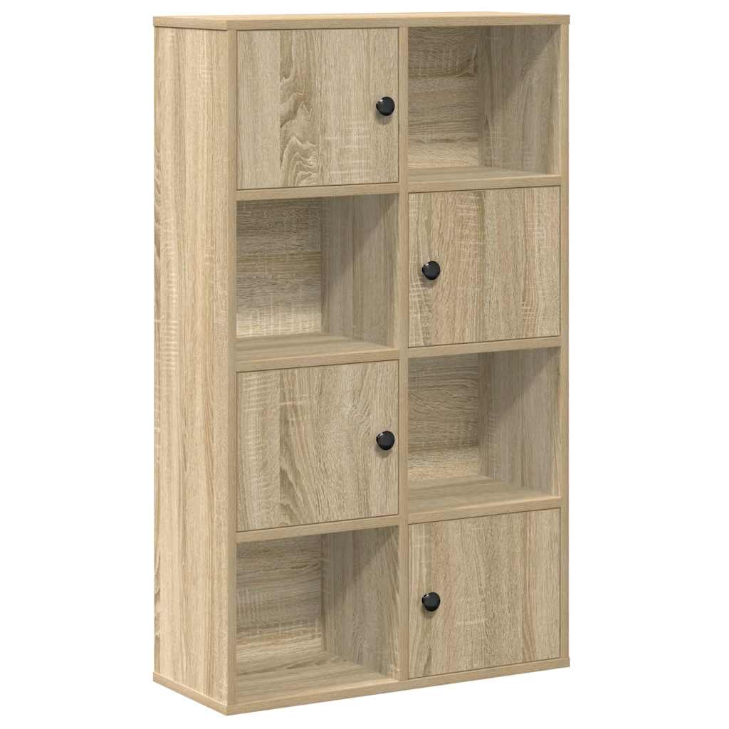 Bibliothèque chêne sonoma 60x24x101,5 cm bois d'ingénierie - XIOS
