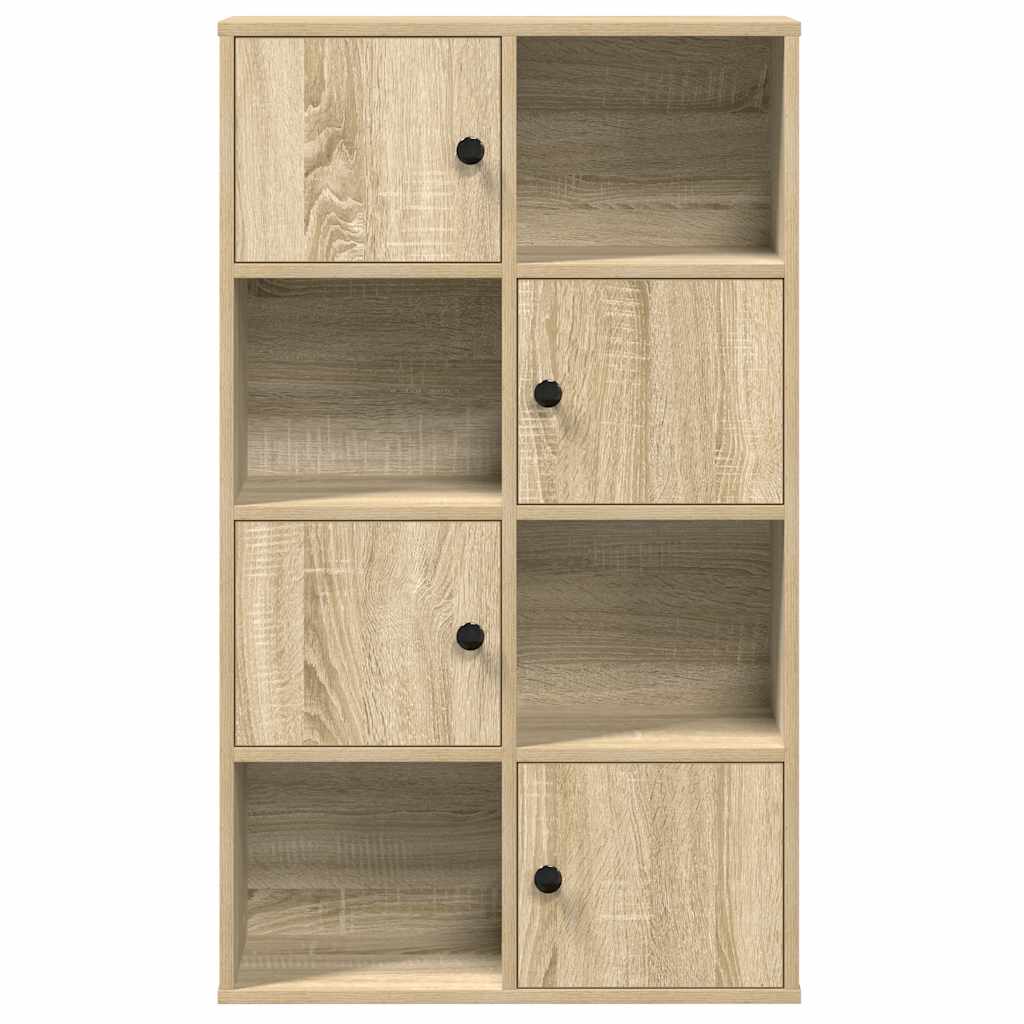 Bibliothèque chêne sonoma 60x24x101,5 cm bois d'ingénierie - XIOS