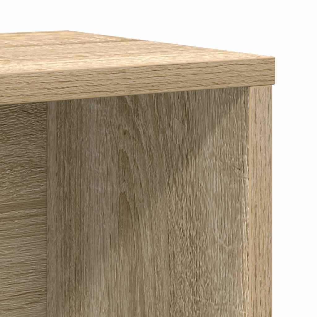 Bibliothèque chêne sonoma 60x24x101,5 cm bois d'ingénierie - XIOS