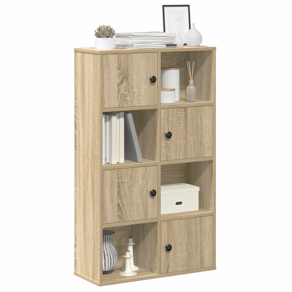Bibliothèque chêne sonoma 60x24x101,5 cm bois d'ingénierie - XIOS