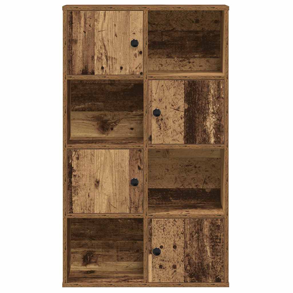 Bibliothèque vieux bois 60x24x101,5 cm bois d'ingénierie - XIOS