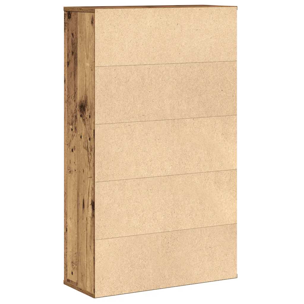 Bibliothèque vieux bois 60x24x101,5 cm bois d'ingénierie - XIOS