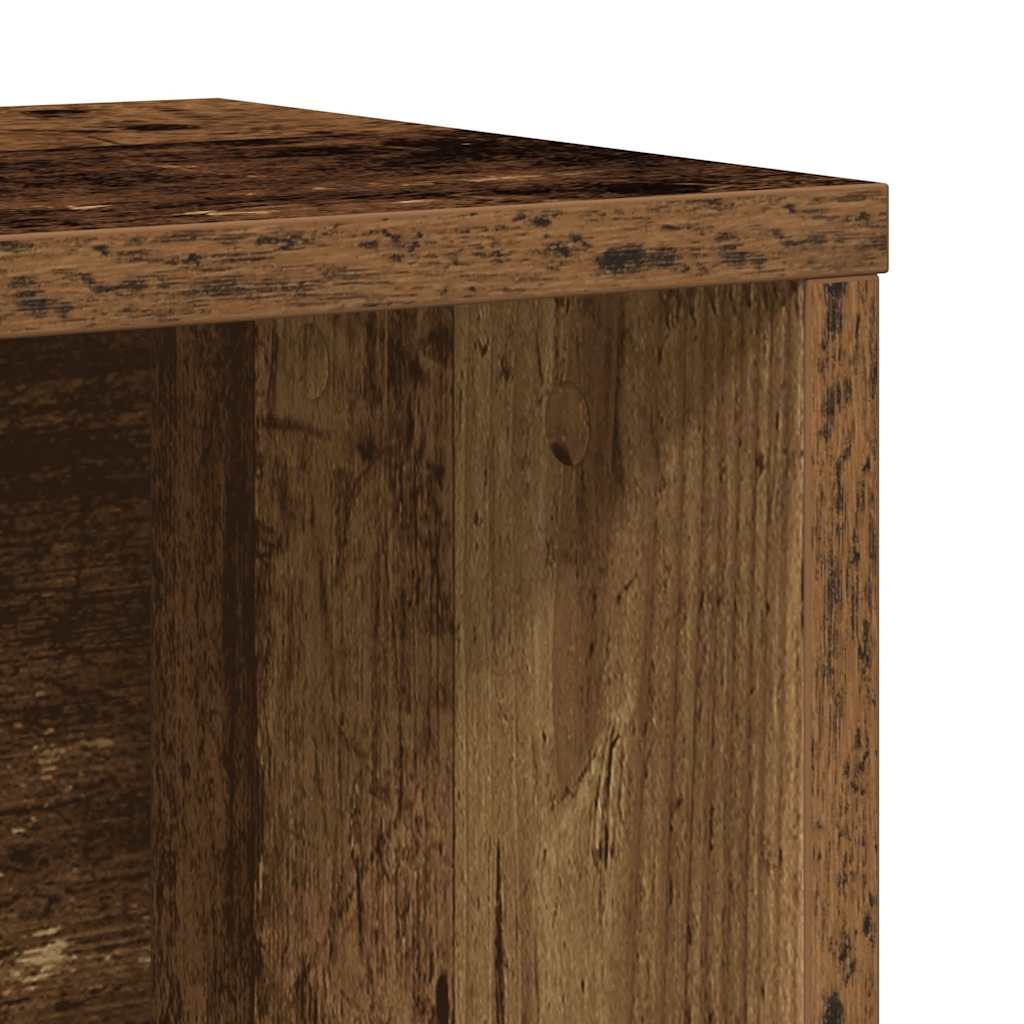Bibliothèque vieux bois 60x24x101,5 cm bois d'ingénierie - XIOS