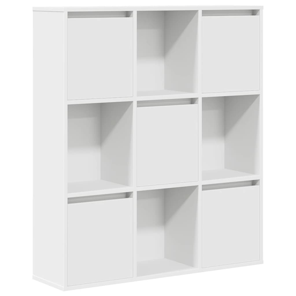 Bibliothèque blanc 89x24x101,5 cm bois d'ingénierie - XIOS