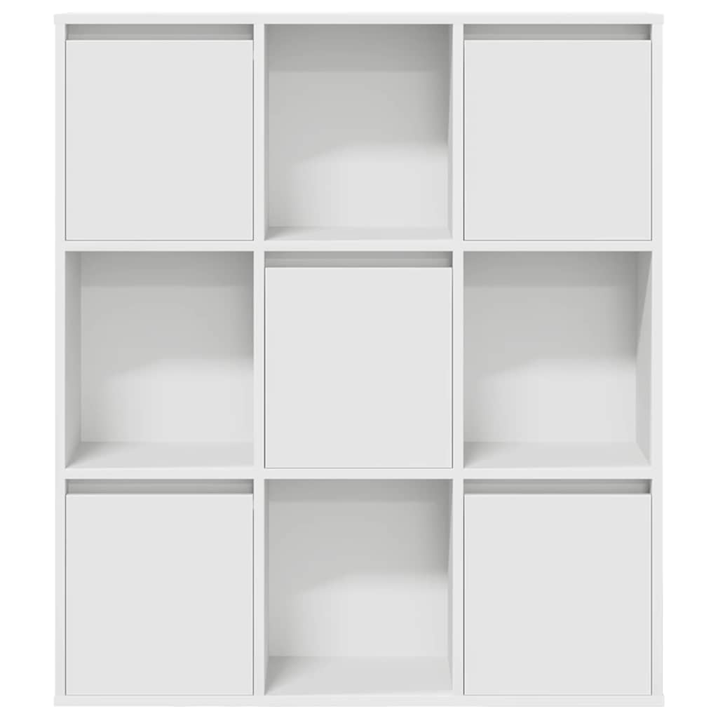 Bibliothèque blanc 89x24x101,5 cm bois d'ingénierie - XIOS