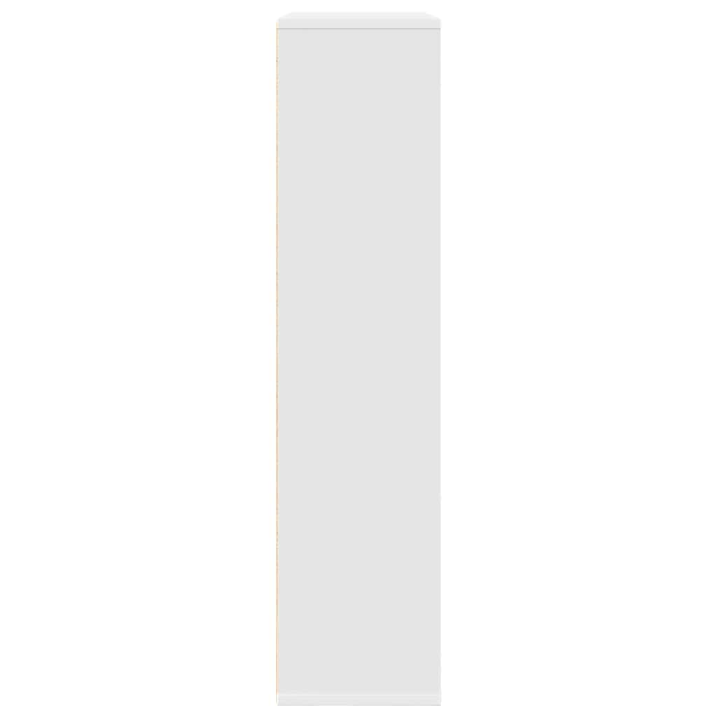 Bibliothèque blanc 89x24x101,5 cm bois d'ingénierie - XIOS