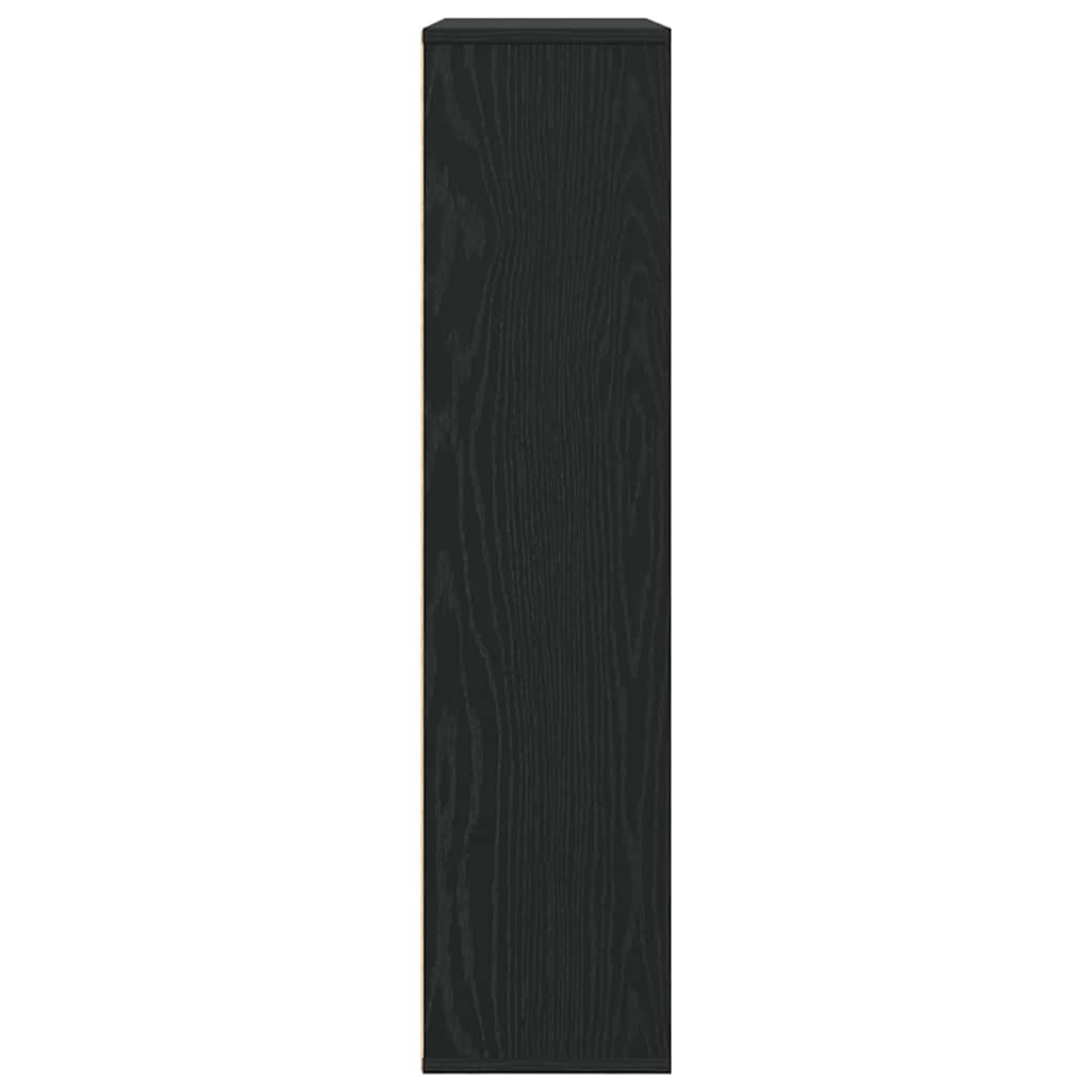 Bibliothèque chêne noir 89x24x101,5 cm bois d'ingénierie - XIOS