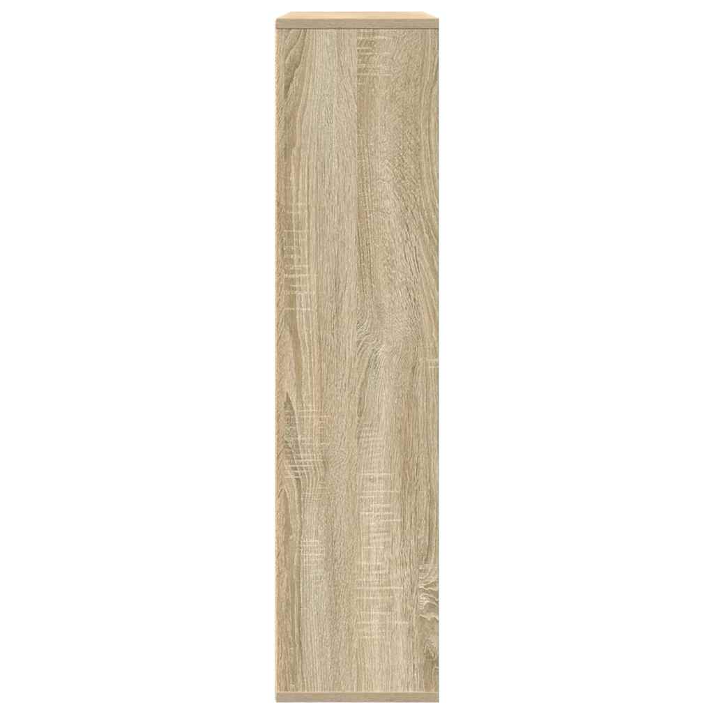 Bibliothèque chêne sonoma 89x24x101,5 cm bois d'ingénierie - XIOS
