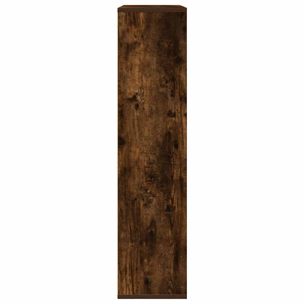 Bibliothèque chêne fumé 89x24x101,5 cm bois d'ingénierie - XIOS