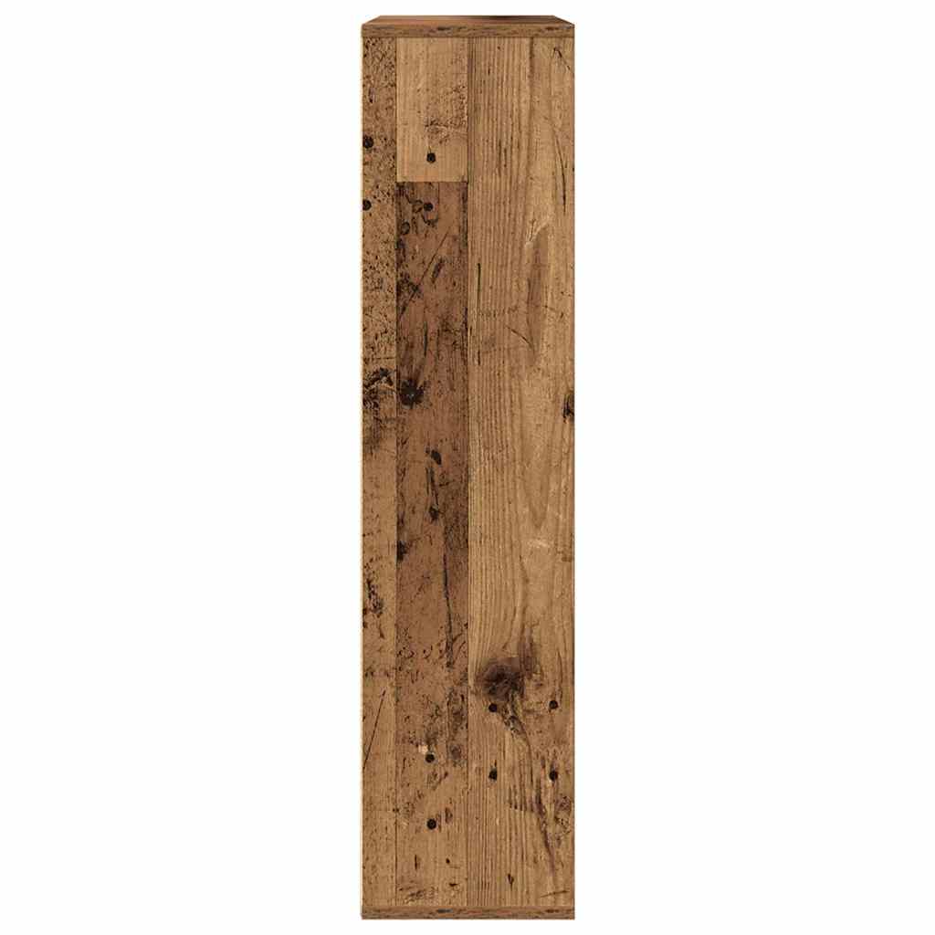Bibliothèque vieux bois 89x24x101,5 cm bois d'ingénierie - XIOS