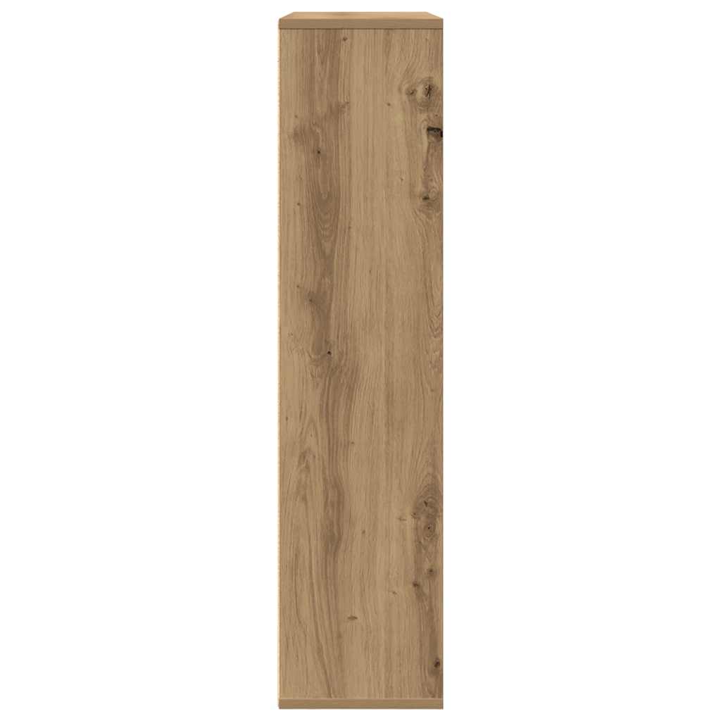 Bibliothèque chêne artisanal 89x24x101,5 cm bois d'ingénierie - XIOS