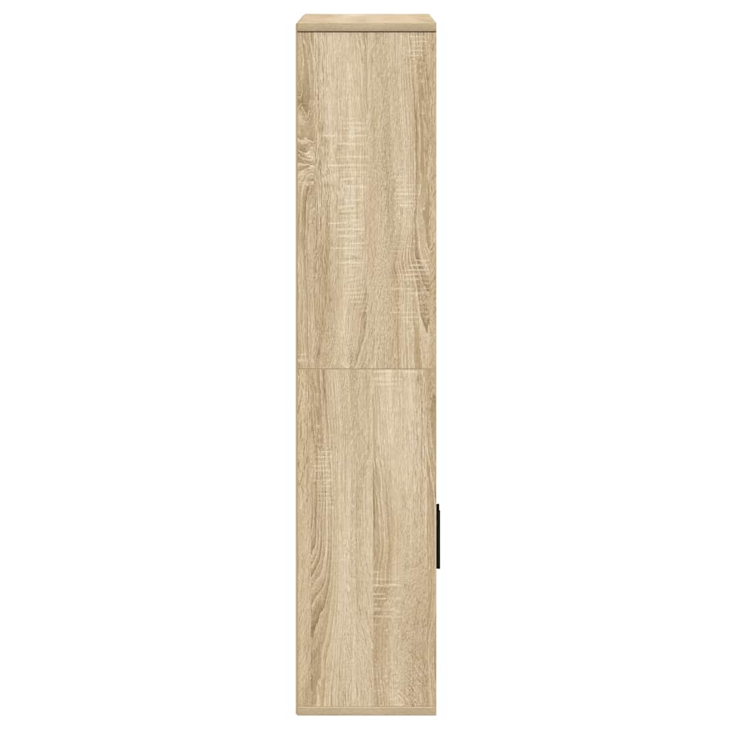 Bibliothèque chêne sonoma 60x24x120 cm bois d'ingénierie - XIOS