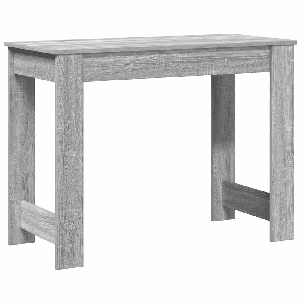 Bureau sonoma gris 100x45x75 cm bois d'ingénierie Bureaux vidaXL