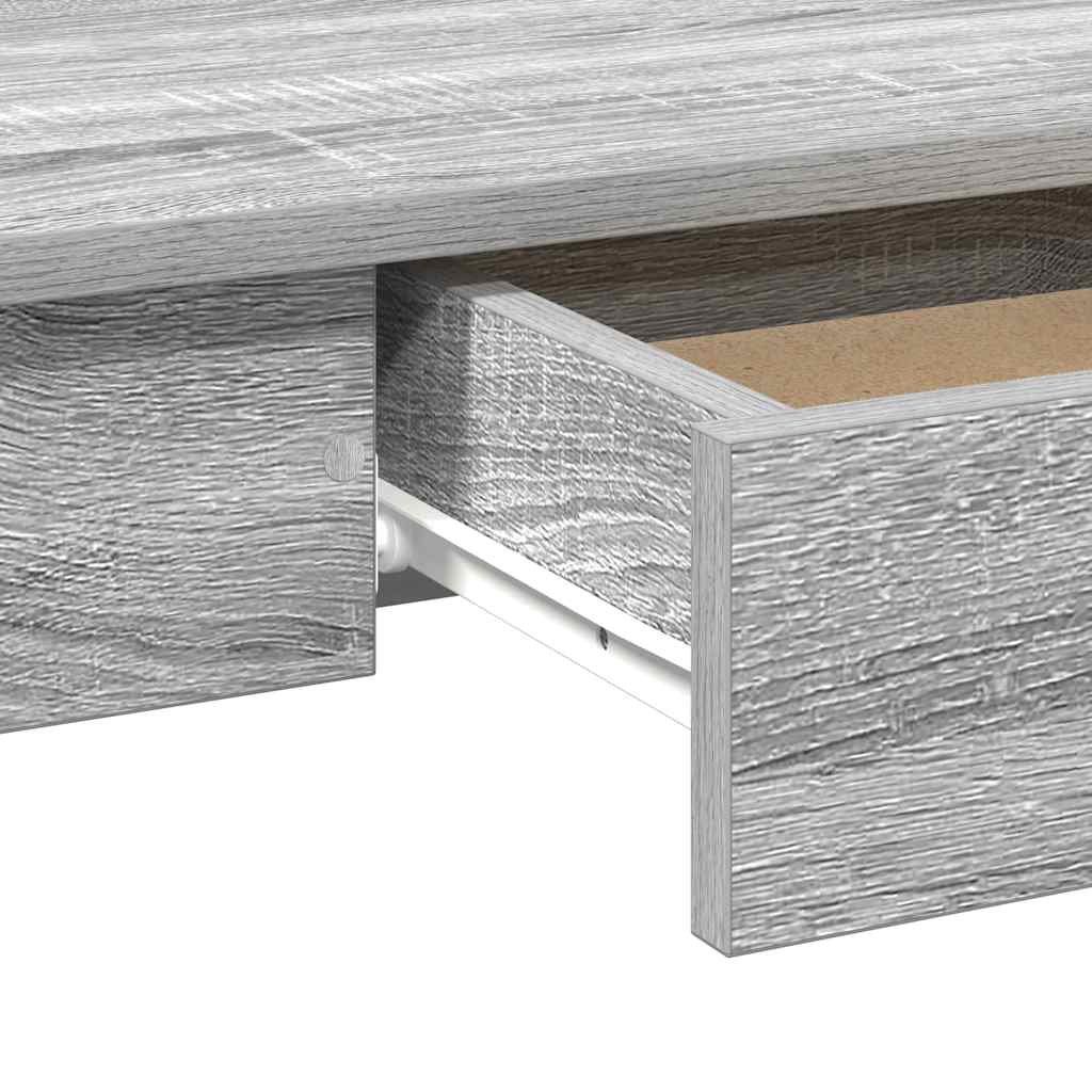 Bureau sonoma gris 100x45x75 cm bois d'ingénierie Bureaux vidaXL