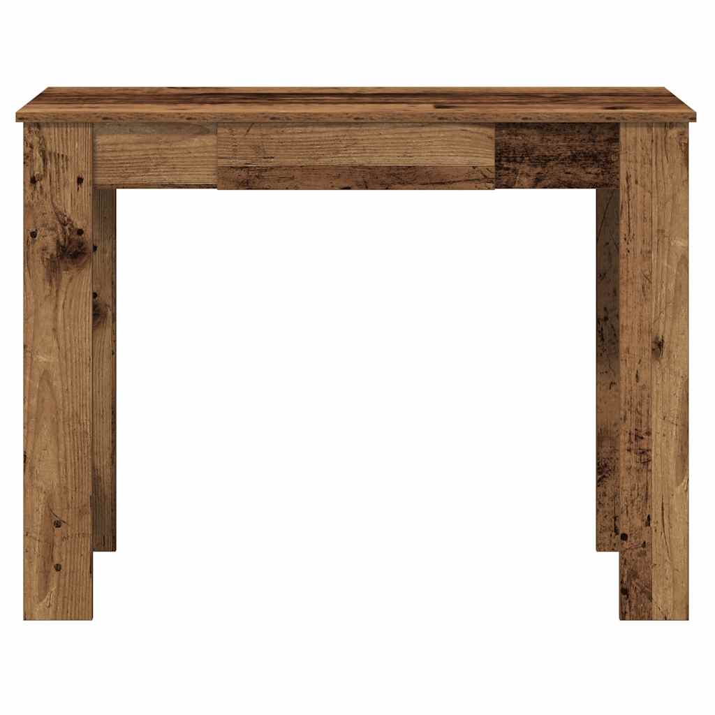Bureau vieux bois 100x45x75 cm bois d'ingénierie - XIOS