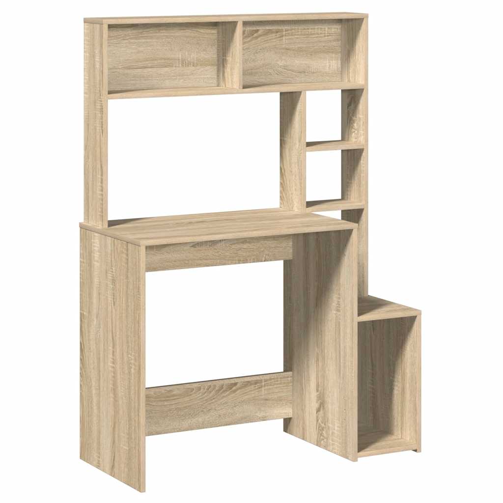 Bureau avec étagères chêne sonoma 100x45x140 cm - XIOS
