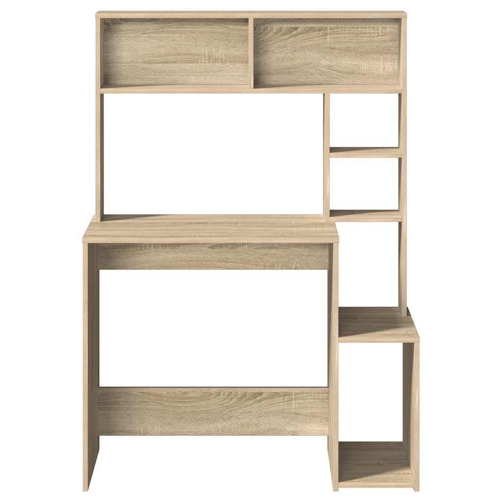 Bureau avec étagères chêne sonoma 100x45x140 cm - XIOS