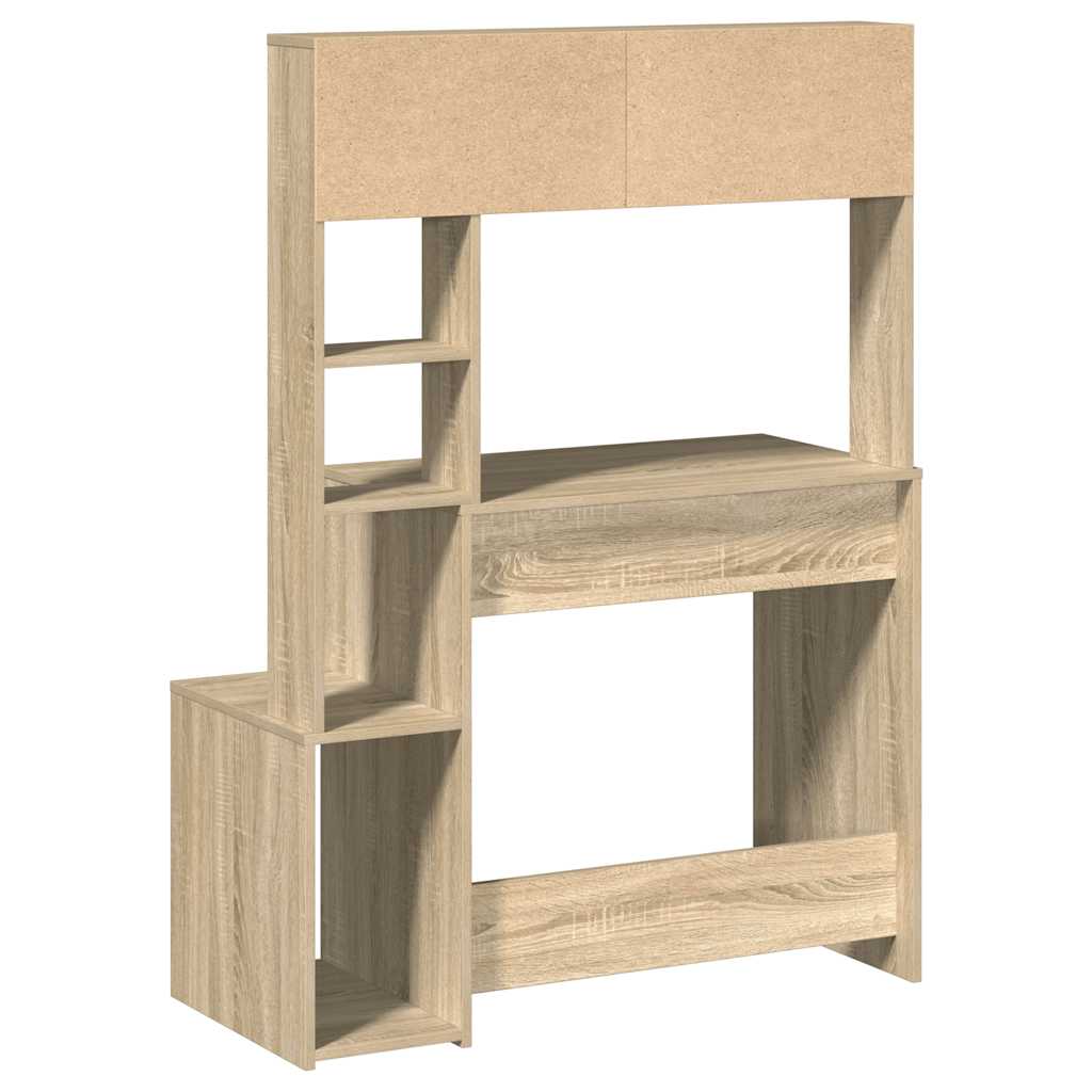 Bureau avec étagères chêne sonoma 100x45x140 cm - XIOS