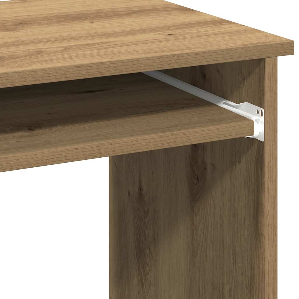 Bureau avec étagères chêne artisanal bois d'ingénierie - XIOS