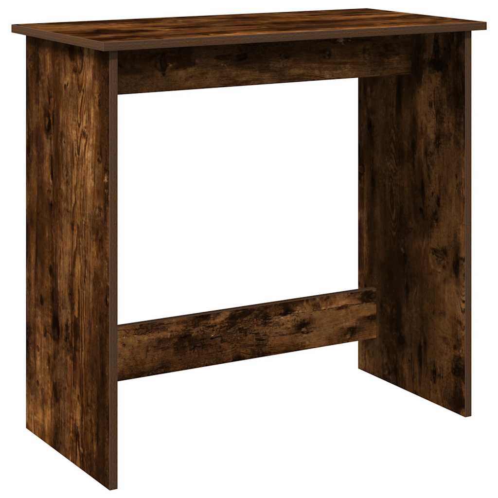 Bureau chêne fumé 80x40x75 cm bois d'ingénierie - XIOS