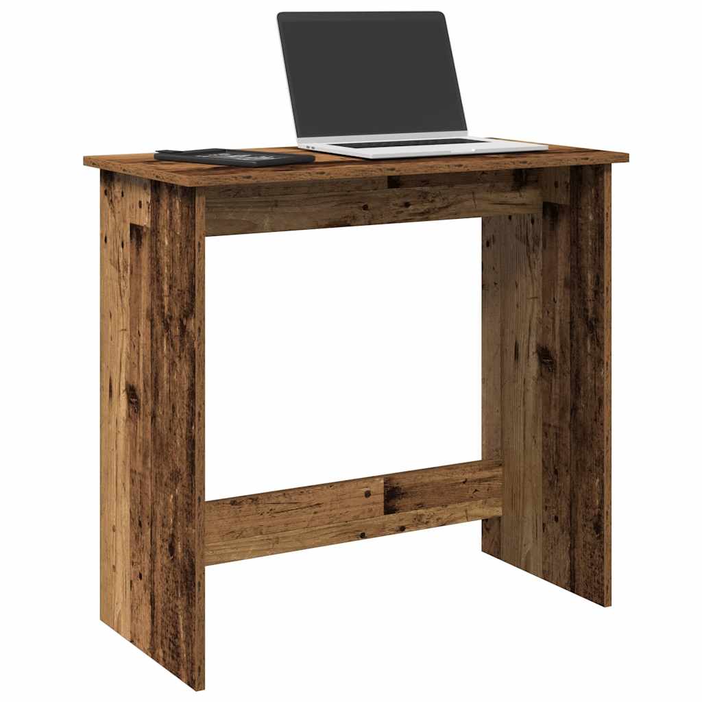 Bureau style vieux bois 80x40x75 cm bois d'ingénierie - XIOS