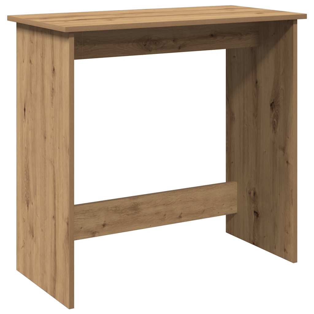 Bureau chêne artisanal 80x40x75 cm bois d'ingénierie - XIOS
