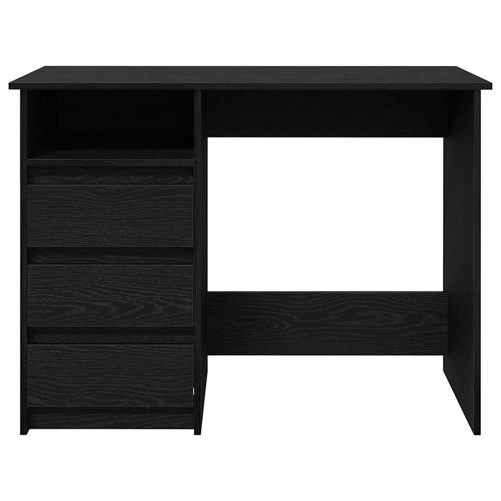 Bureau noir 102x50x75 cm bois d'ingénierie - XIOS