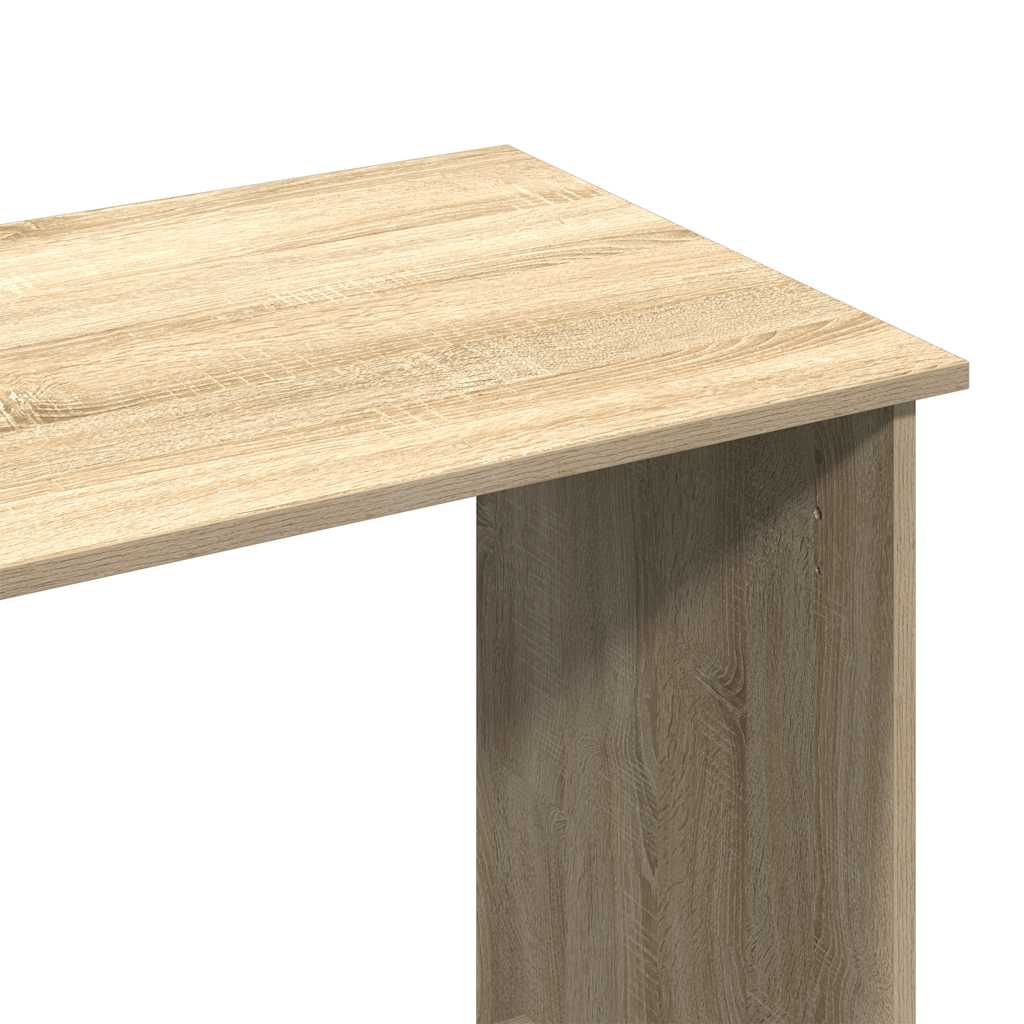 Bureau chêne sonoma 102x50x75 cm bois d'ingénierie - XIOS