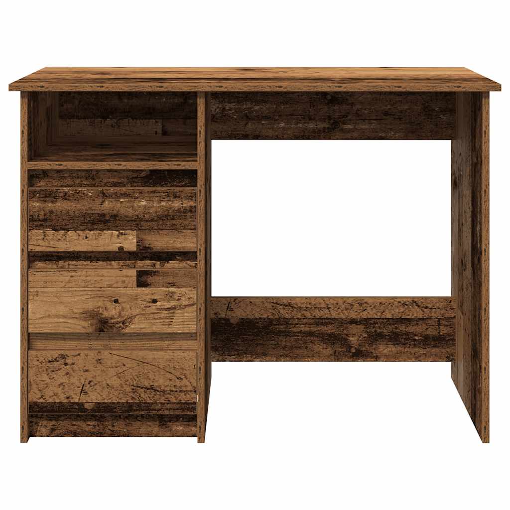 Bureau vieux bois 102x50x75 cm bois d'ingénierie - XIOS