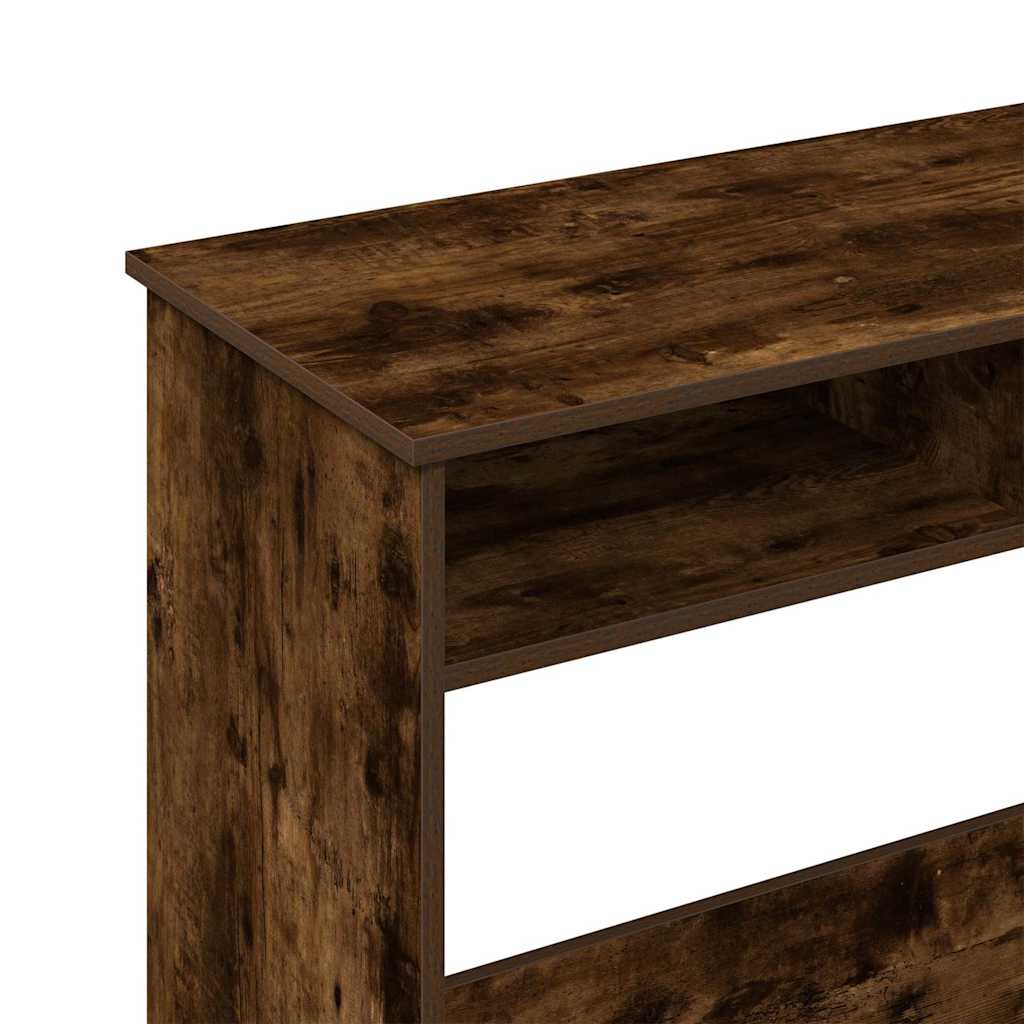 Bureau chêne fumé 80x40x75 cm bois d'ingénierie - XIOS