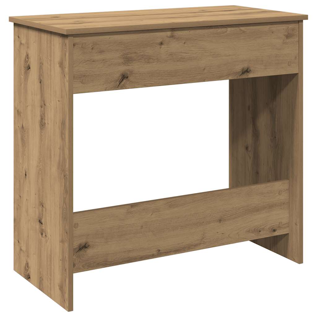 Bureau chêne artisanal 80x40x75 cm bois d'ingénierie - XIOS