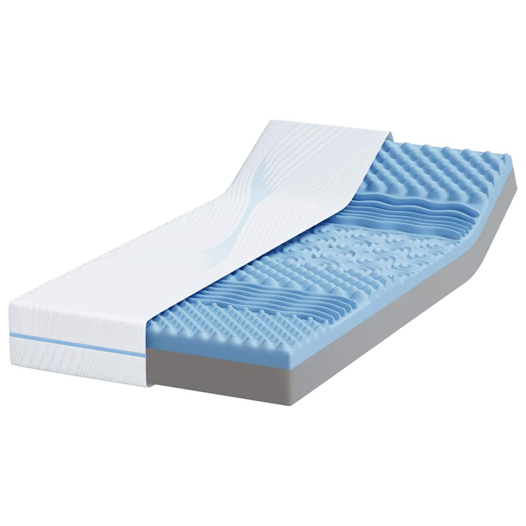 Matelas Blanc 80 x 160 cm Tissu jacquard - XIOS