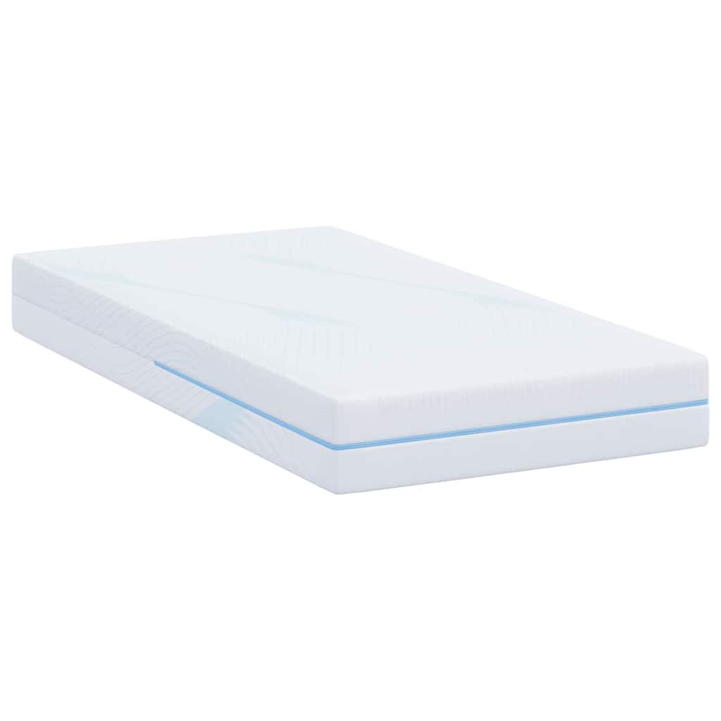 Matelas Blanc 80 x 160 cm Tissu jacquard - XIOS