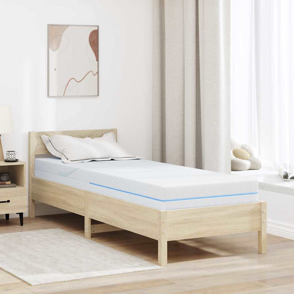 Matelas Blanc 70 x 200 cm Tissu jacquard - XIOS