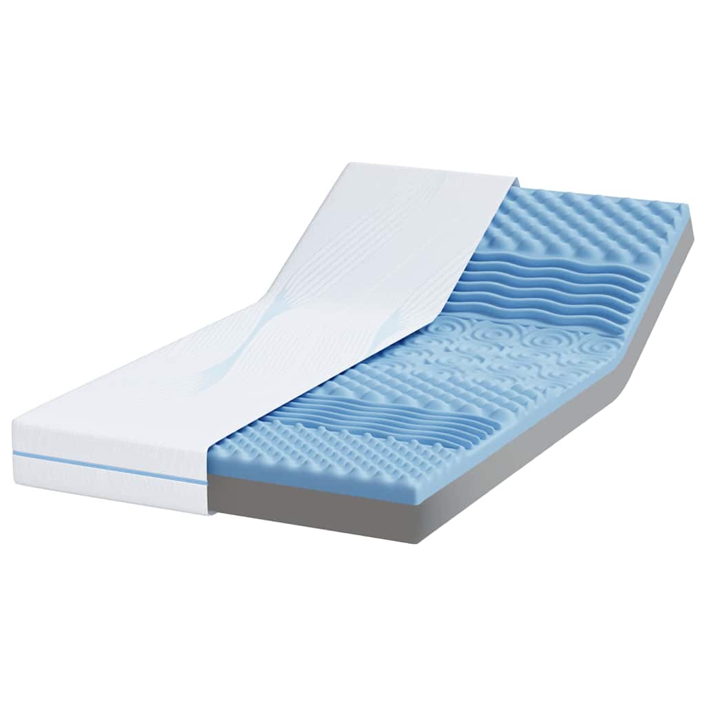 Matelas Blanc 90 x 190 cm Mousse - XIOS