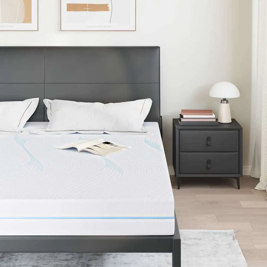 Matelas Moyennement ferme 180 x 200 cm Blanc - XIOS