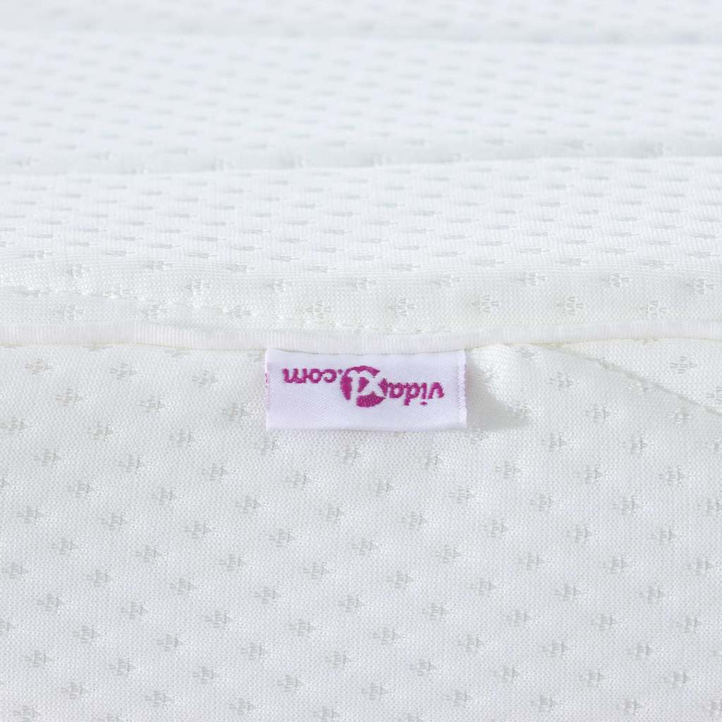 Matelas Blanc 80 x 160 cm Tissu jacquard - XIOS