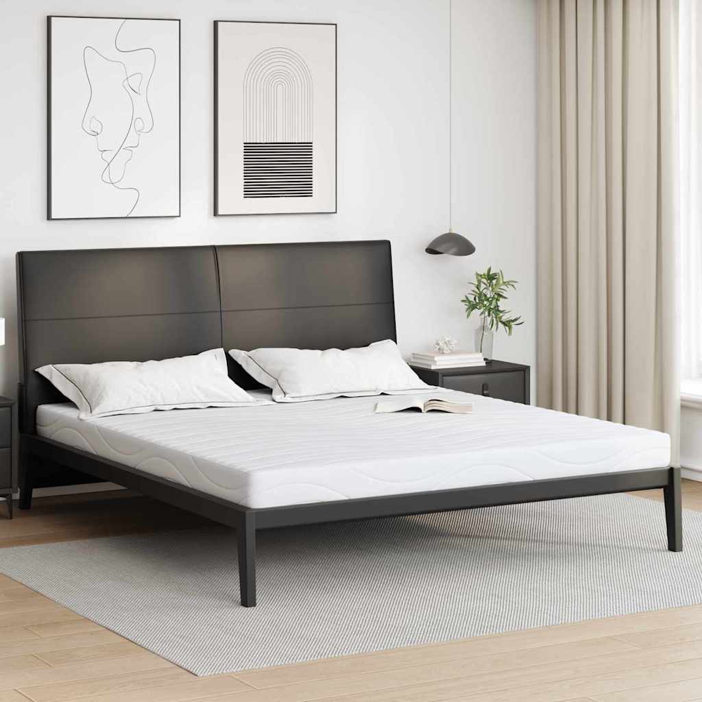Matelas Blanc 200 x 200 cm Mousse à mémoire de gel - XIOS
