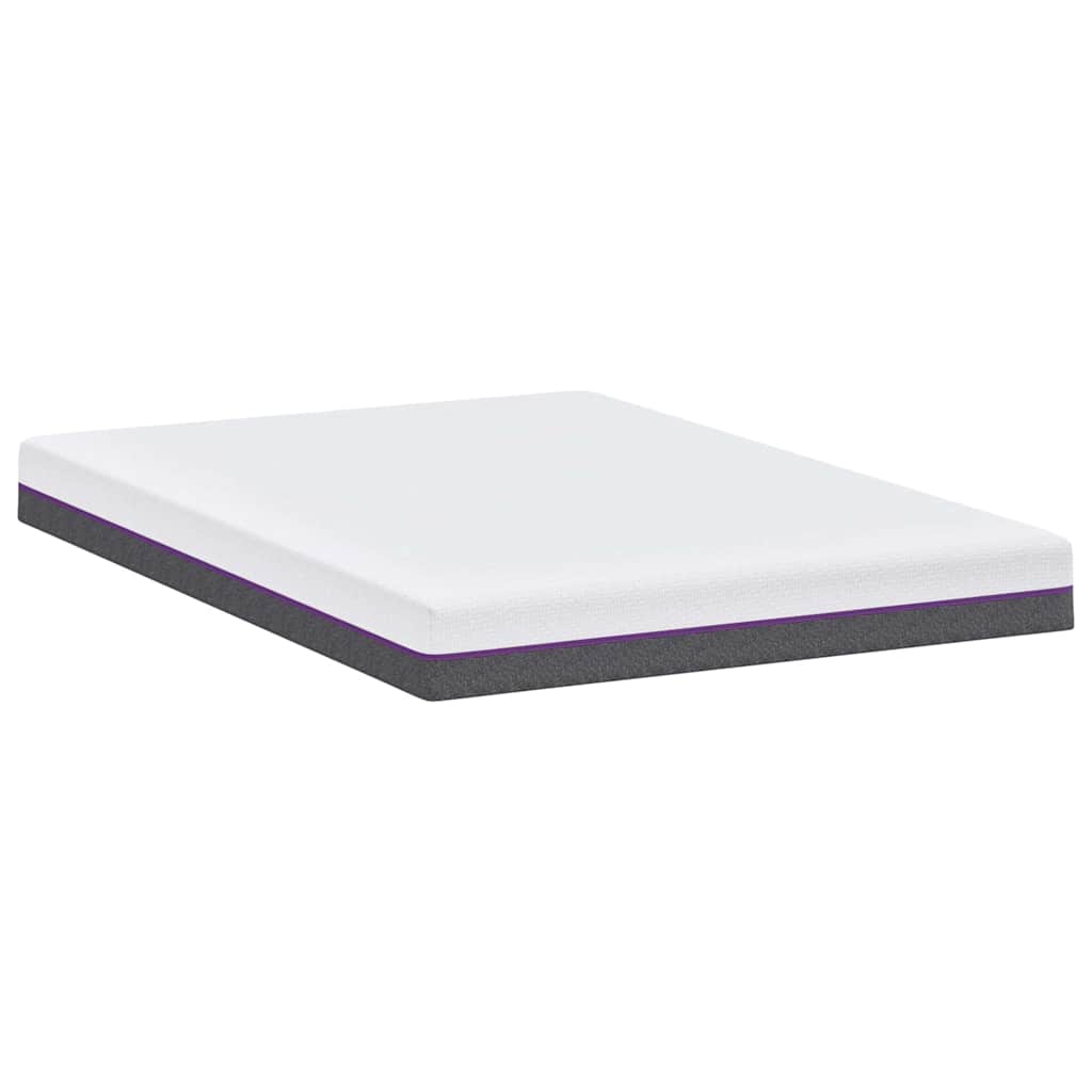 Matelas Blanc et Gris 140 x 190 cm Mousse à Mémoire - XIOS