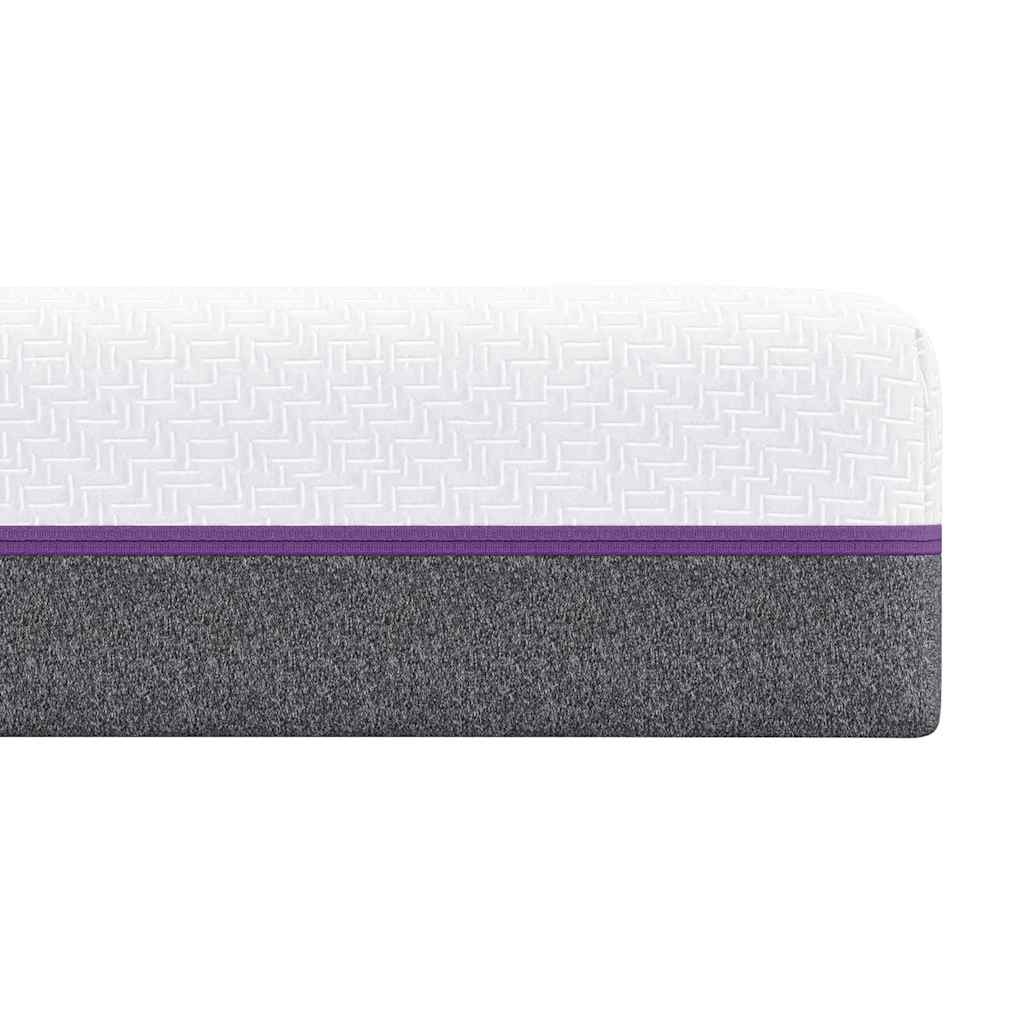 Matelas Blanc et Gris 140 x 190 cm Mousse à Mémoire - XIOS