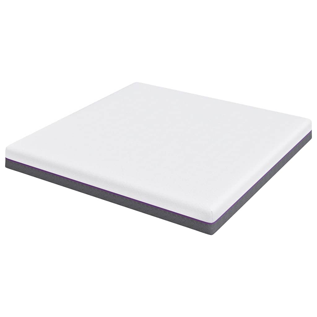 Matelas Blanc et Gris 180 x 200 cm Mousse à Mémoire - XIOS