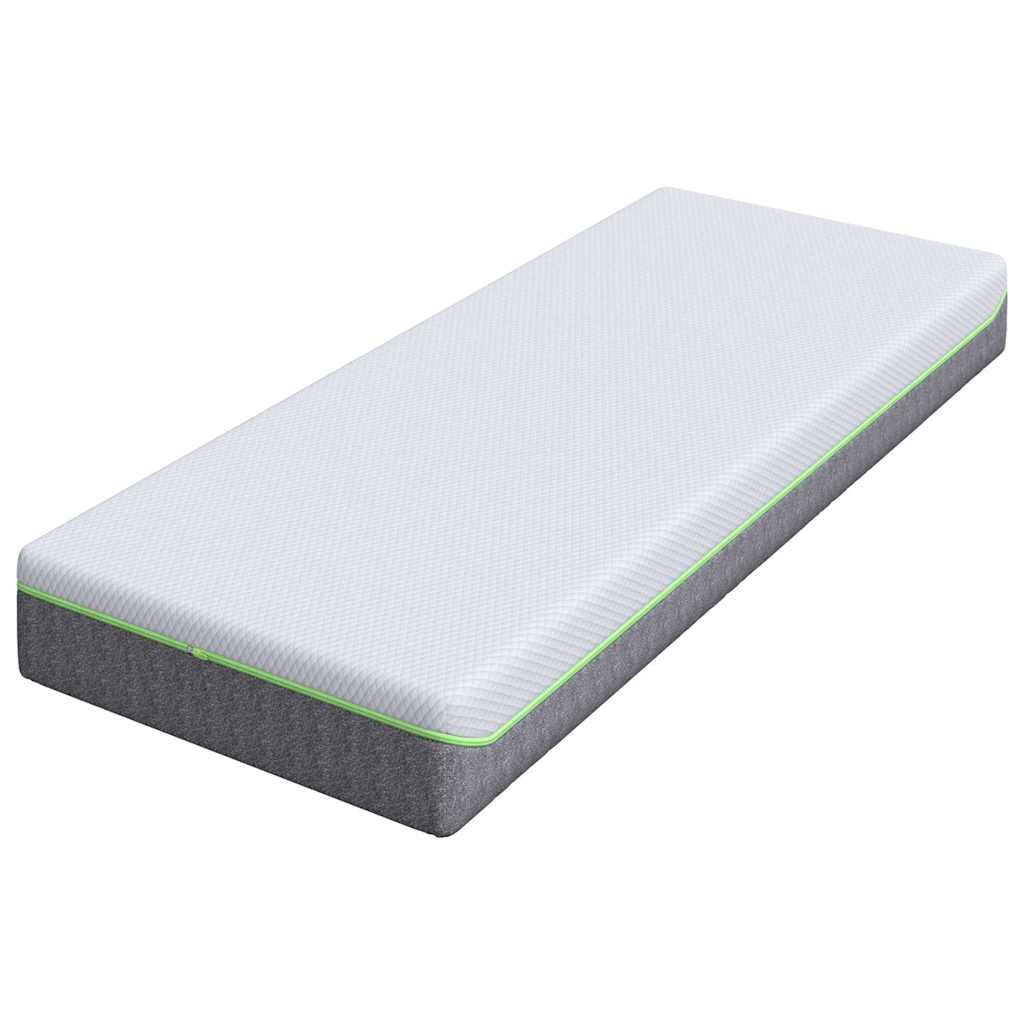 Matelas Blanc et Gris 80 x 200 cm Ressort ensaché - XIOS