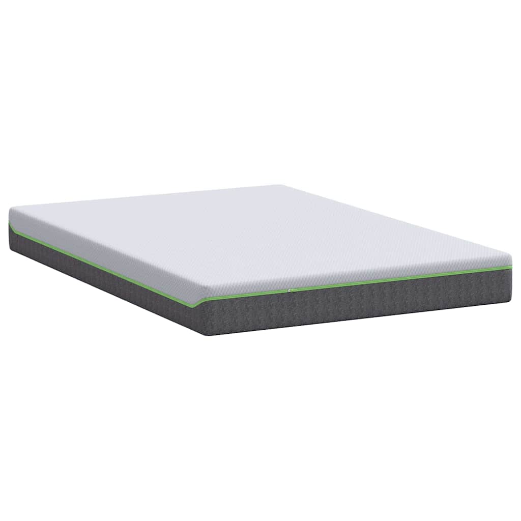 Matelas Blanc et Gris 140 x 190 cm Ressort ensaché - XIOS