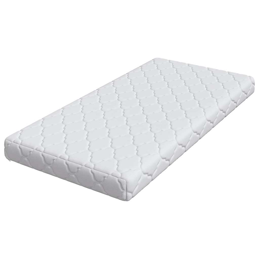 Matelas Blanc 70 x 140 cm Tissu jacquard - XIOS